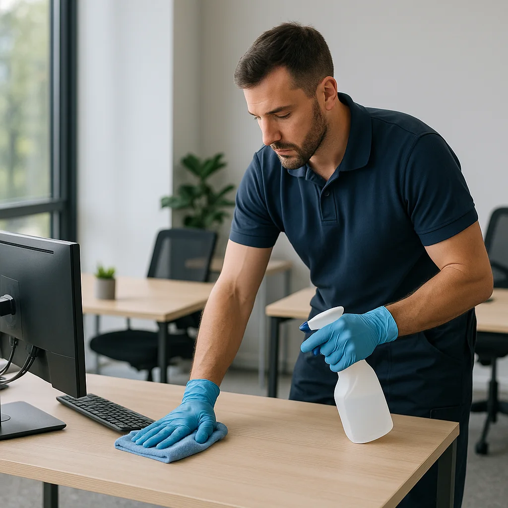 Office Cleaning Tips: 5 Genius Ways to Keep Your Workspace Pristine in 2025 illustration
