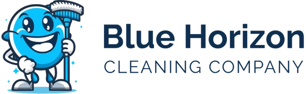 Blue Horizon Cleaning Company, original mascot logo